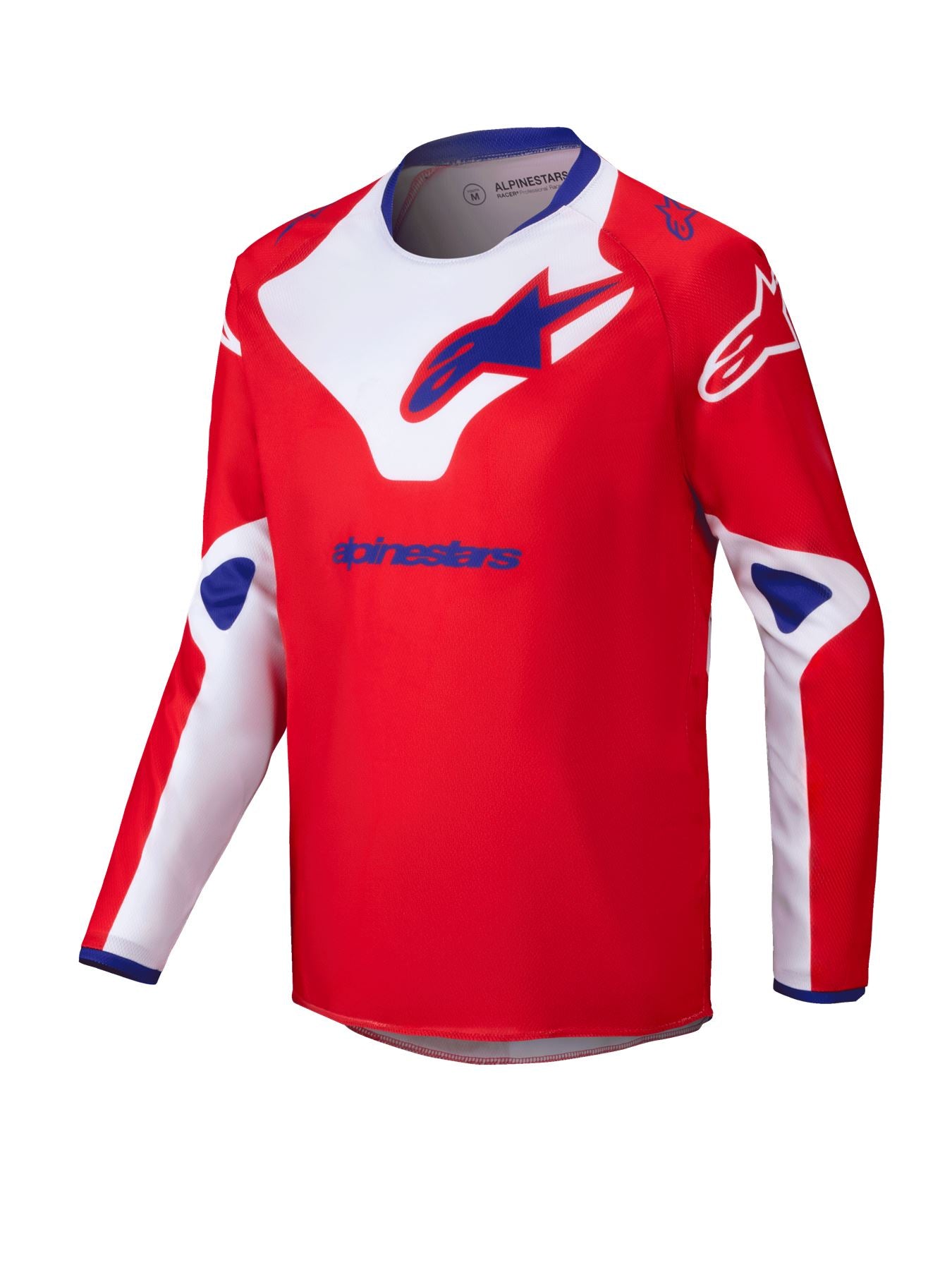 Alpinestars 2025 Racer Veil Youth Motocross Jersey Bright Red White